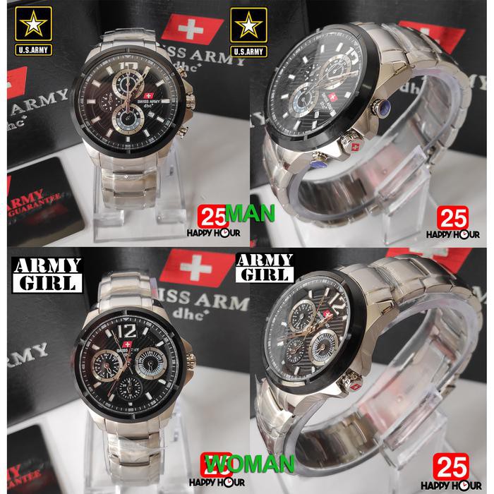 Terpopuler Jam Tangan Pria Swiss Army Sa.2285 Couple - Terbaru Dan Termurah