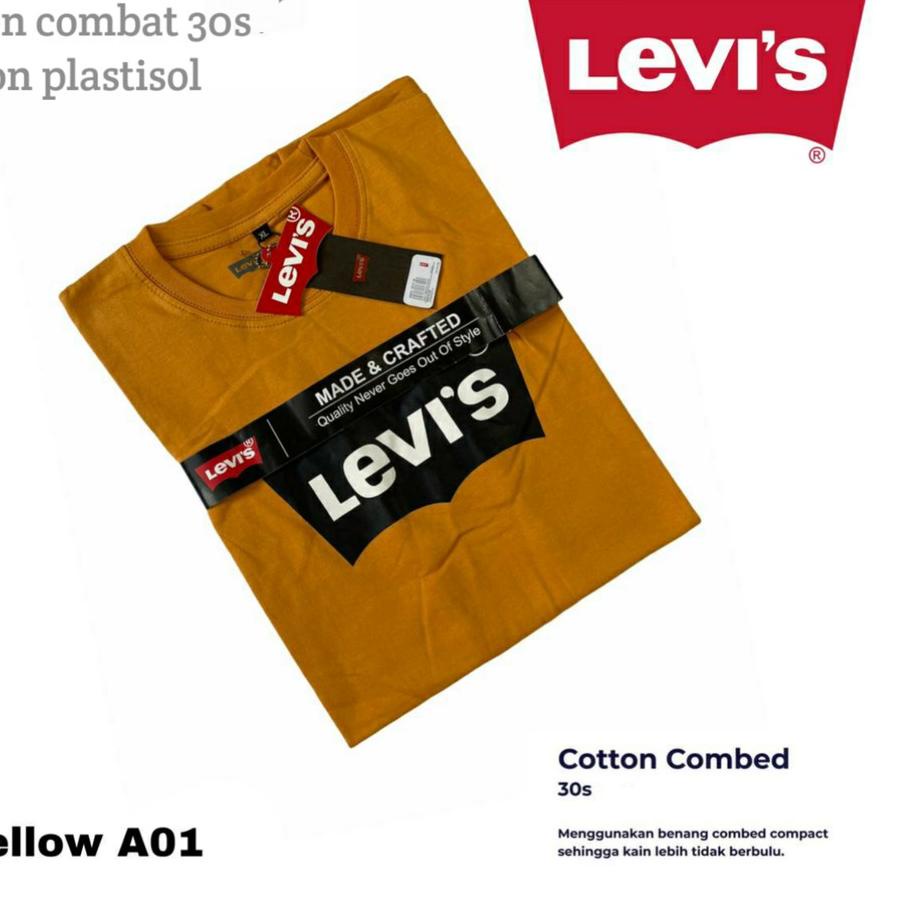 BAJU KAOS LEVI'S 501 PRIA BERKUALITAS / BAJU LEVIS pria