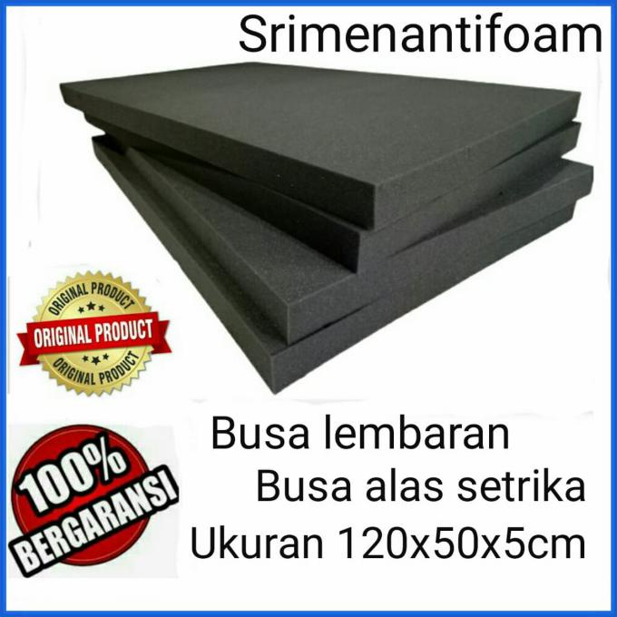 busa lembaran/busa lembaran 5cm/busa alas setrika/ukuran 120x50x5cm
