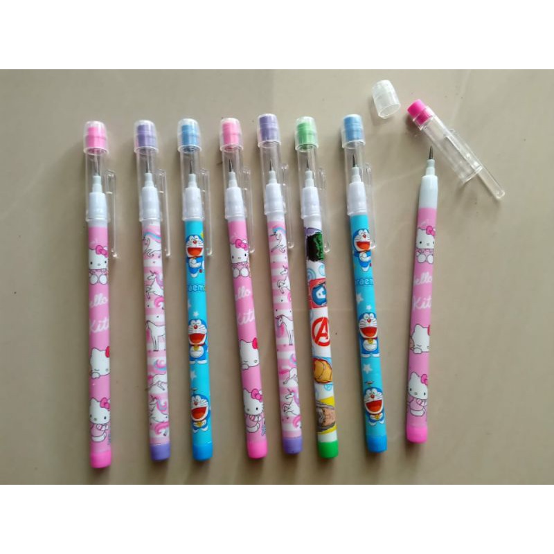 

Pencil bensia karakter+penghapus