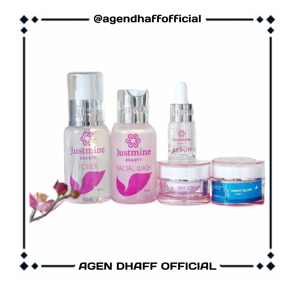 Justmine Beauty Skincare Night Glow FORTE (Normal) Isi 5 item