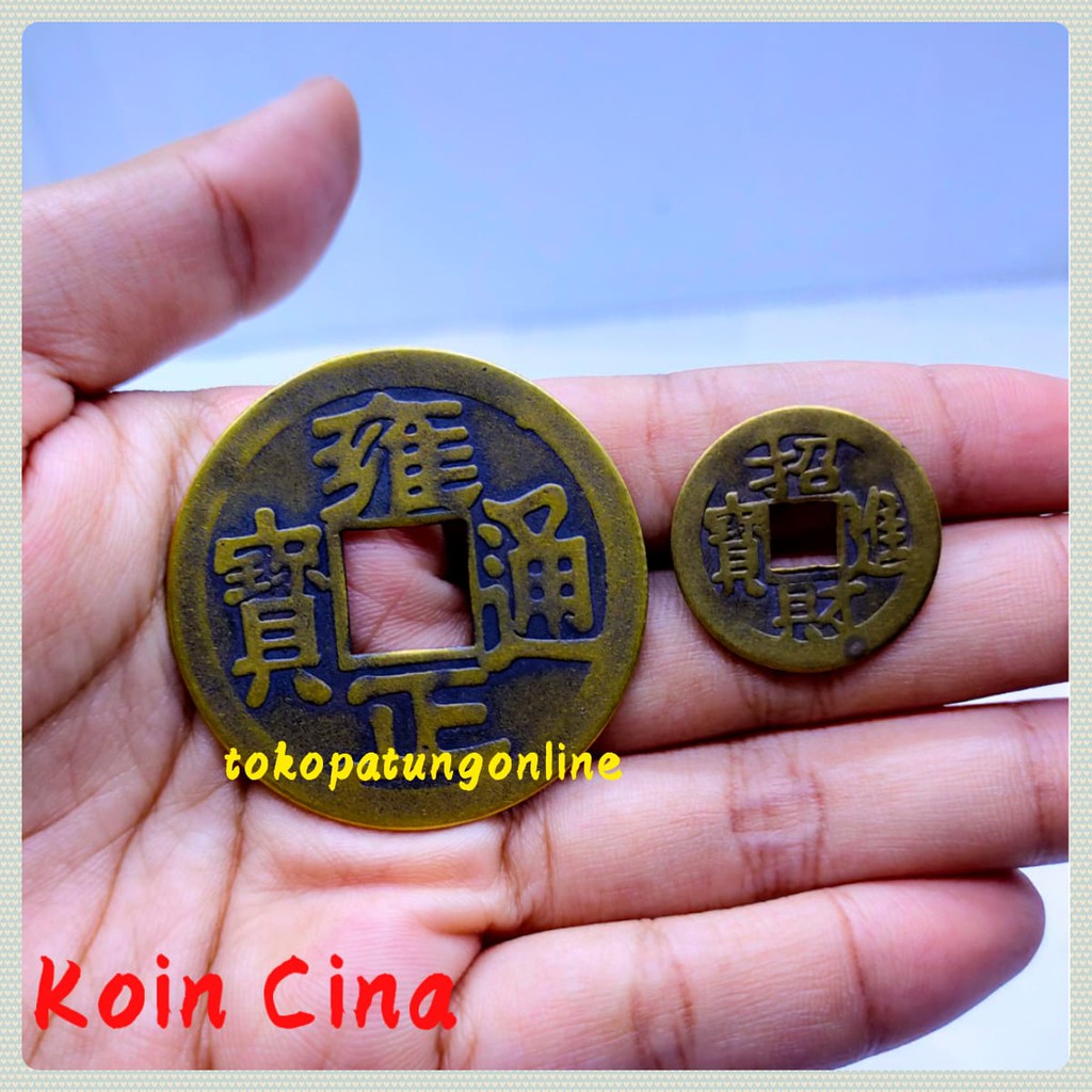 Coin Koin China Cina Kuno Jumbo Hoki Fengshui