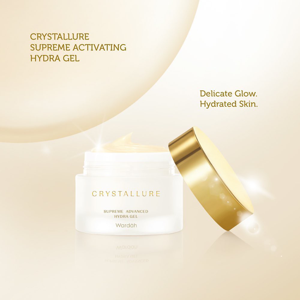 ❤ BELIA ❤ Wardah Crystallure Series | Supreme Oil Eye Serum Essence Gel Overnight Cream Rich SPF35++