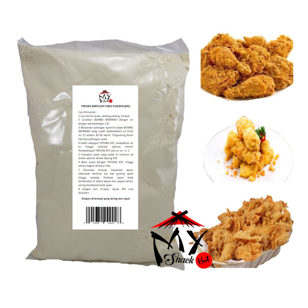 Tepung Kfc 1kg Kentucky Fried Chicken Flour Ayam Krispi Serbaguna Crispy Jamur Geprek Halal Shopee Indonesia