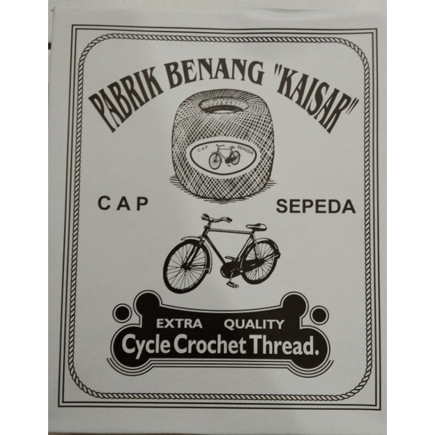 

Benang Cap sepeda 1 box isi 12 pcs