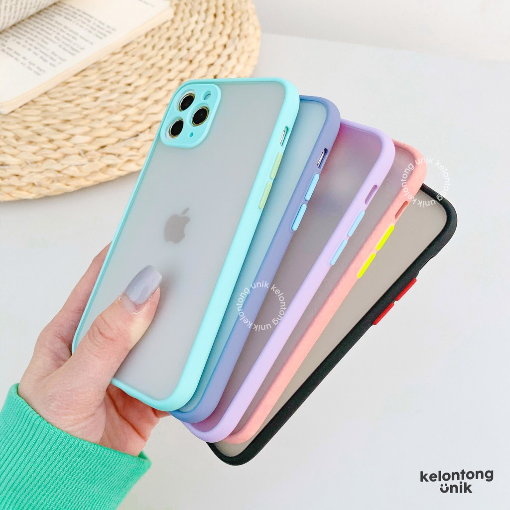 For iPhone - Hybrid Slim Case - Full Cover Soft Case + Camera Protection Lens Cover