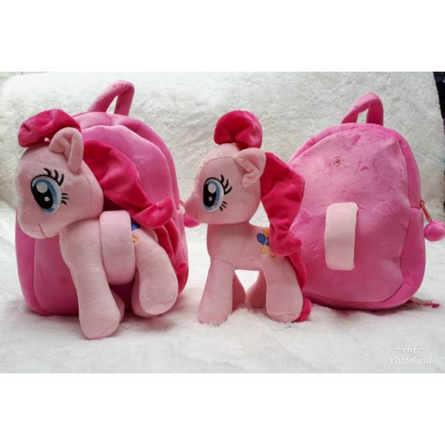 Tas Ransel Boneka Kuda Poni Pink