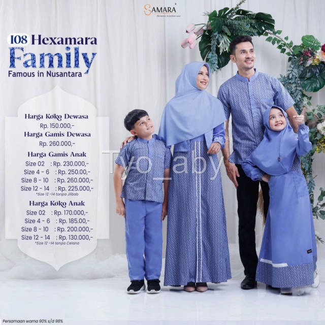 Tyo_aby - SARIMBIT SAMARA I08 HEXAMARA FAMOUS IN NUSANTARA GAMIS SARIMBIT KELUARGA BAJU MUSLIM KELUA