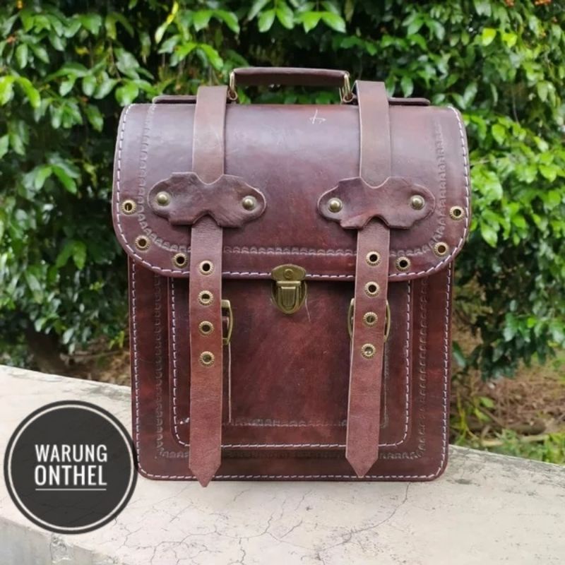 TAS BAGASI SEPEDA - TAS BONCENGAN RAK BAGASI ONTEL - TAS BONCENGAN SEPEDA ONTHEL ONTA - TAS ONTEL