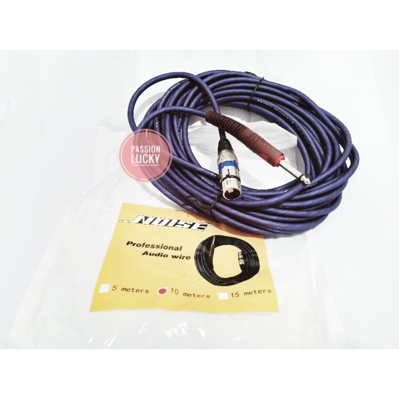 KABEL MIC/MICROPHONE 10METER/5 METER