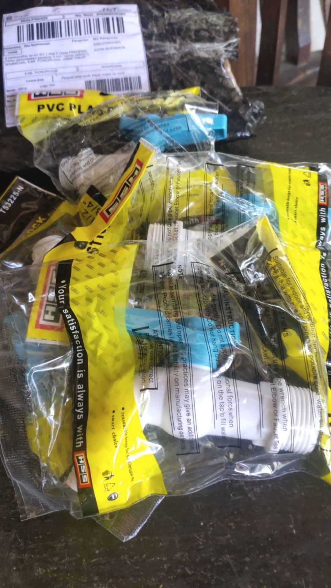 Kran Pvc Hss 3/4 Inch Putar Kiri Kanan - Keran Air Tembok