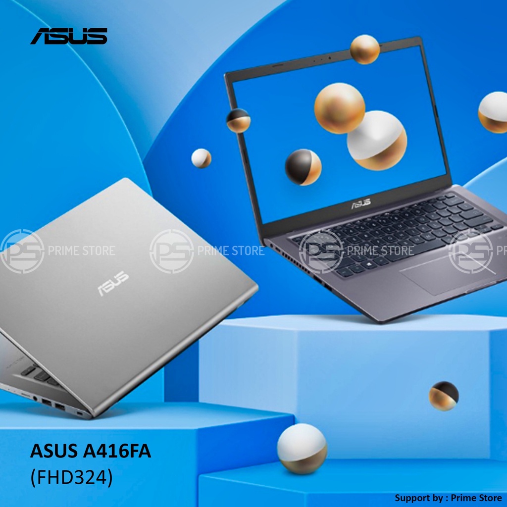 ASUS A416FA-FHD324 GREY CORE i3-10110U/4GB/256GB/14"FHD/OPI/WIN11