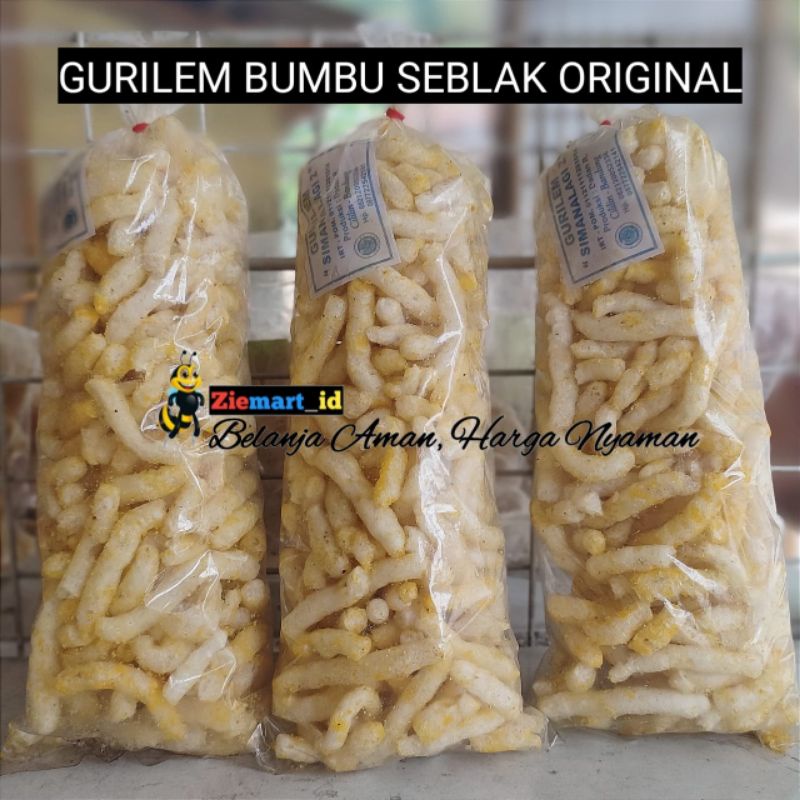 

Kerupuk Gurilem Cililin Gurilem Bumbu Seblak Original 100gr