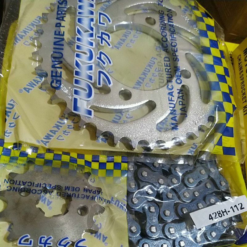 gear gir paket rantai paket jupiter MX new fukukawa