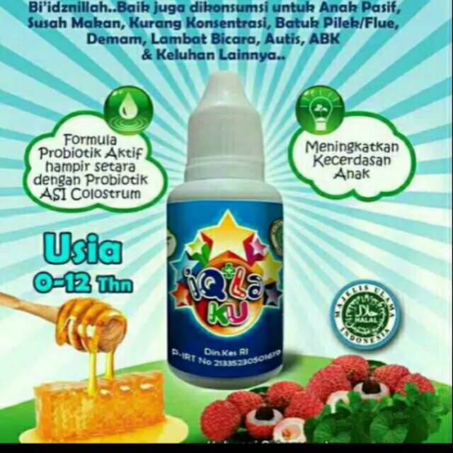 

IQ KU Nutrisi Kecerdasan Anak Usia 0 - 12 th 35 ml