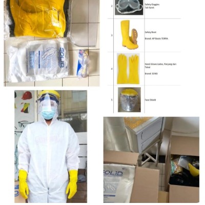 Baju APD Set Pakain APD Set Baju Apd Medis Anti Virus Corona