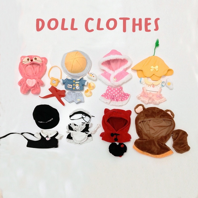 [20/15 CM] DOLL CLOTHES, BAJU BONEKA, KPOP DOLL CLOTHES EXO BTS NCT DOLL ACCESSORIES, SEPATU BONEKA
