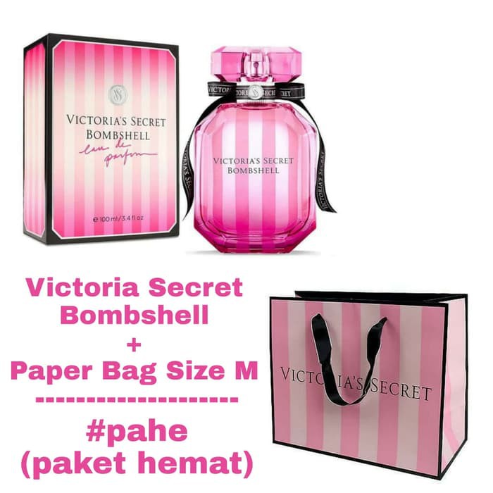 

PAKET HEMAT VS BOMBSHELL 100ML + PAPER BAG SIZE M