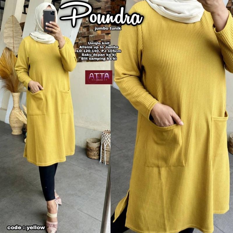 Baju atasan tunik Uniqlo super jumbo bigsize longsleeves top