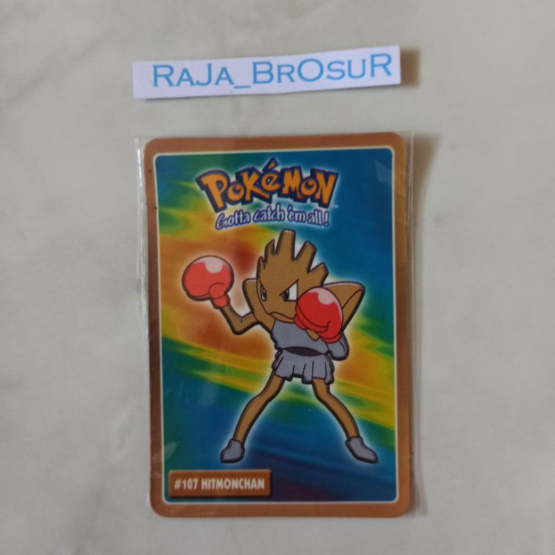 Kartu Stiker Mainan Jadul Langka Pokemon Indigo League-Kanto Region Gen1 Hadiah Cup Cup Pop CuCu Pop