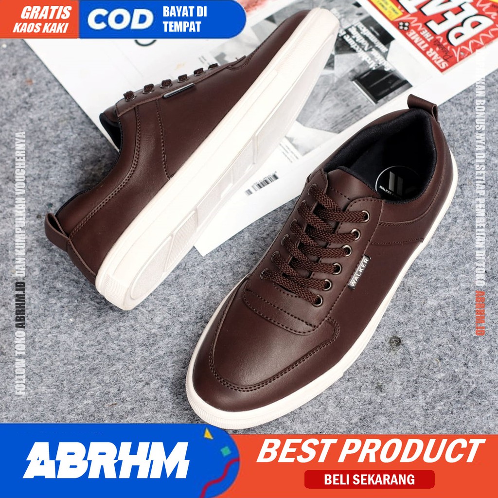 ABRHM TIAGO Sepatu Kasual Pria Sepatu Casual Sneakers Sepatu Pria Casual