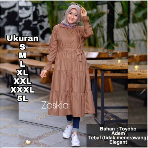 KGO - PLAIN TUNIC / FASHION MUSLIM TUNIK KEKINIAN / ATASAN MUSLIM JUMBO / TUNIK JUMBO MUSLIM