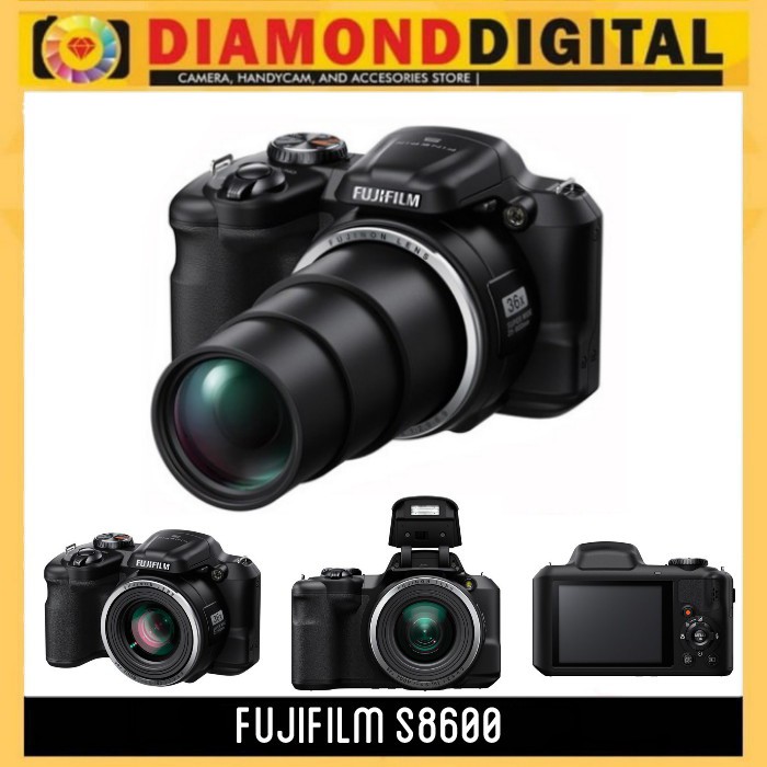 Fujifilm Finepix S8600 Digital Camera Fuji Film S 8600 Pro Summer Zoom Shopee Indonesia