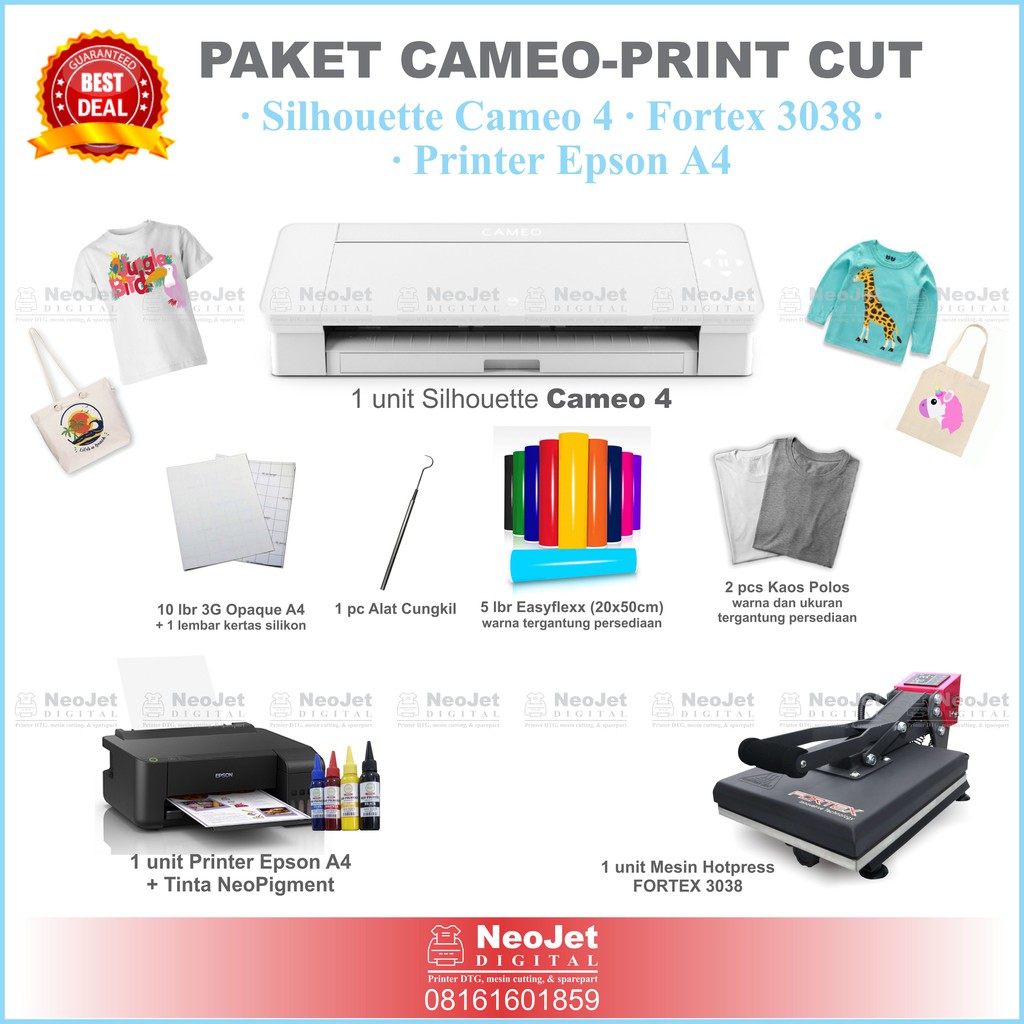 Paket Sablon  Polyflex  Kertas  Transfer Lengkap Paling Murah 