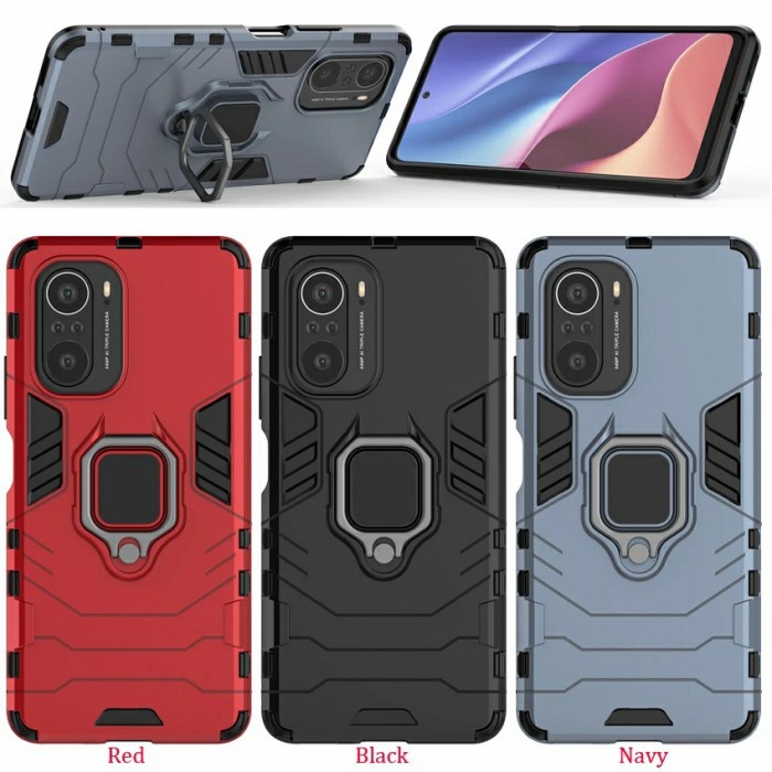 Casing Xiaomi poco F3 Hard case Poco F 3 Iring Robot amor Ironman