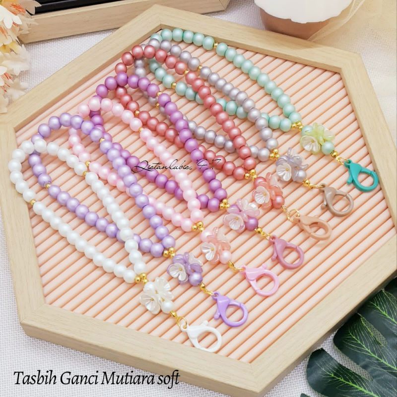 Tasbih Ganci Mutiara Soft