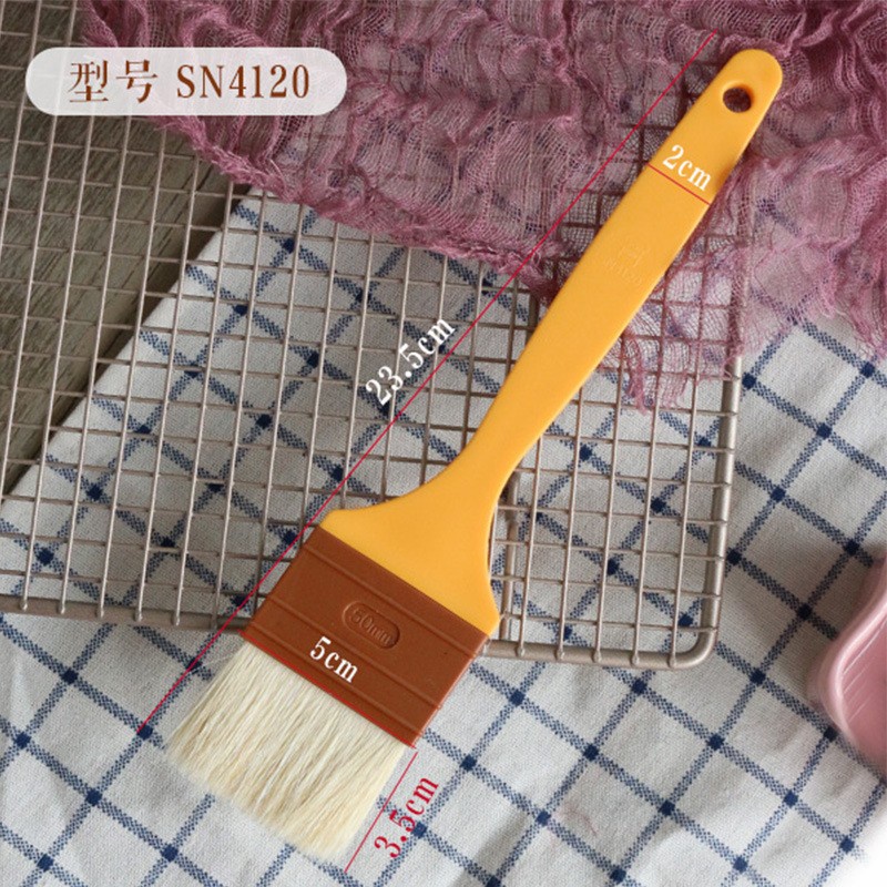 sanneng wool pastry brush 5cm SN4120 / kuas roti bulu halus