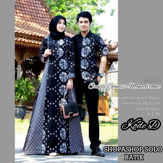  Gamis  Batik  Jumputan Solo Hijab Muslimah