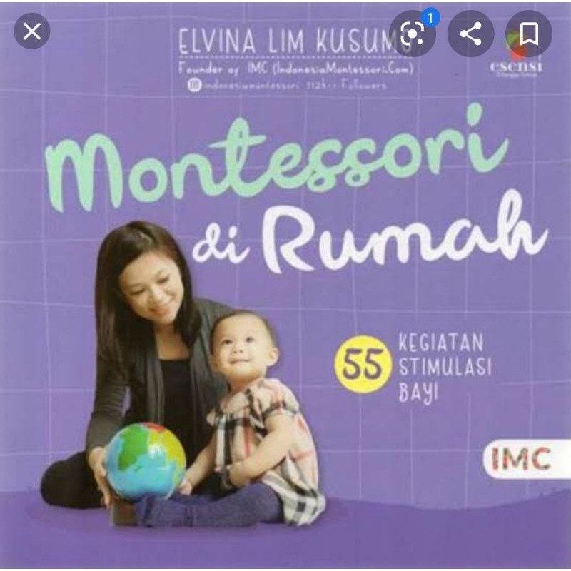 

READY,ORIGINAL,NEW MONTESSORI DIRUMAH 55 KEGIATAN STIMULASI BAYI