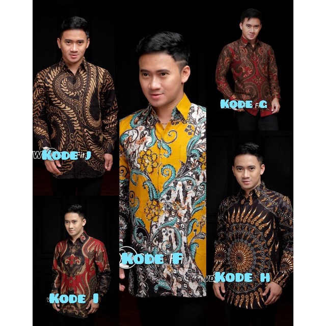 KEMEJA BATIK SLIMFIT PRIA LENGAN PANJANG TERBARU 2021