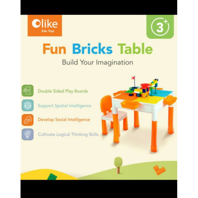 Olike Fun Bricks Table Lego
