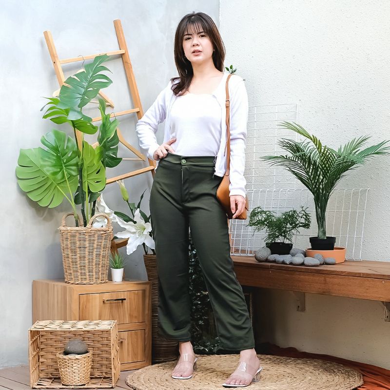 Arifirn Ramone Crepe Cullotes Pant | Celana Kulot Wanita Murah