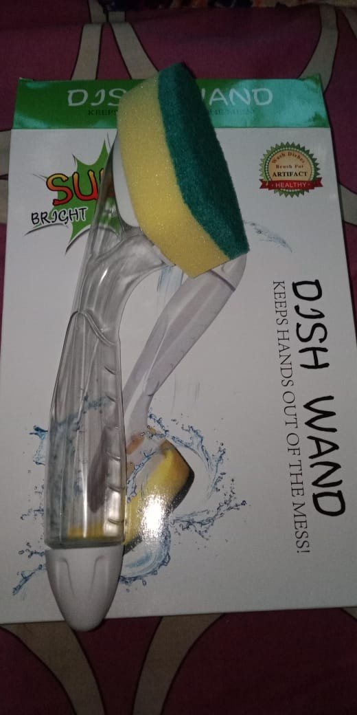 Alat Pencuci Piring Sikat Cuci Piring Dish Wand - Bening