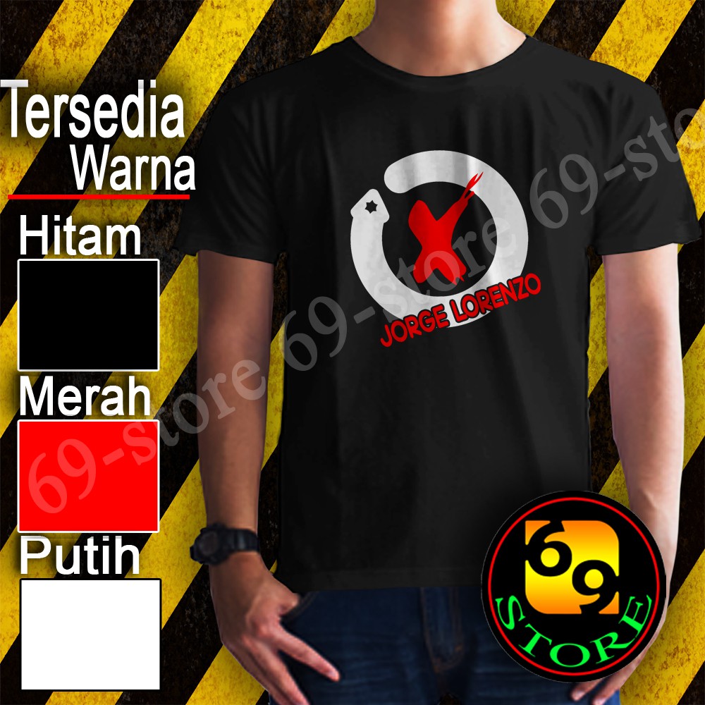 Kaos Jorge Lorenzo Terbaru A134