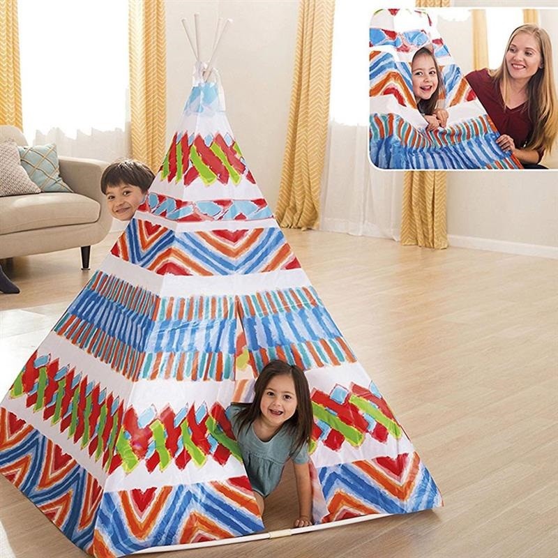 INTEX Tenda mainan anak Model Indian Teepee Play Tent - 48629