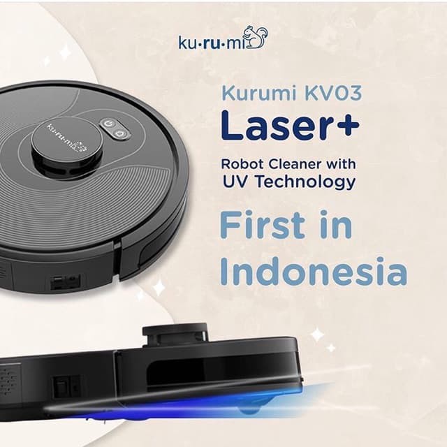 Kurumi KV 03 Laser+ Robot UV Vacuum Cleaner