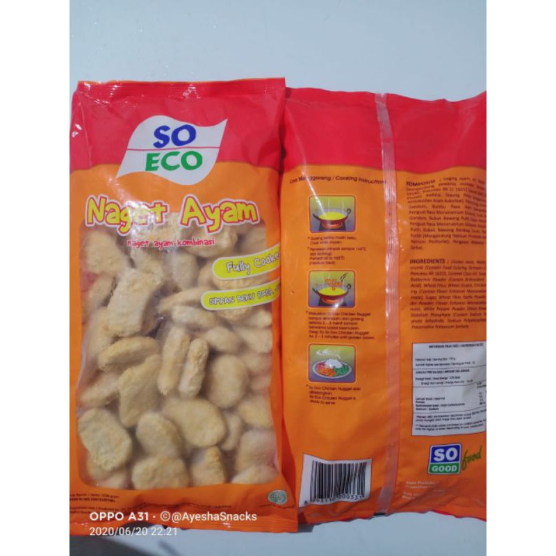 

Naget Ayam So Eco 1kg