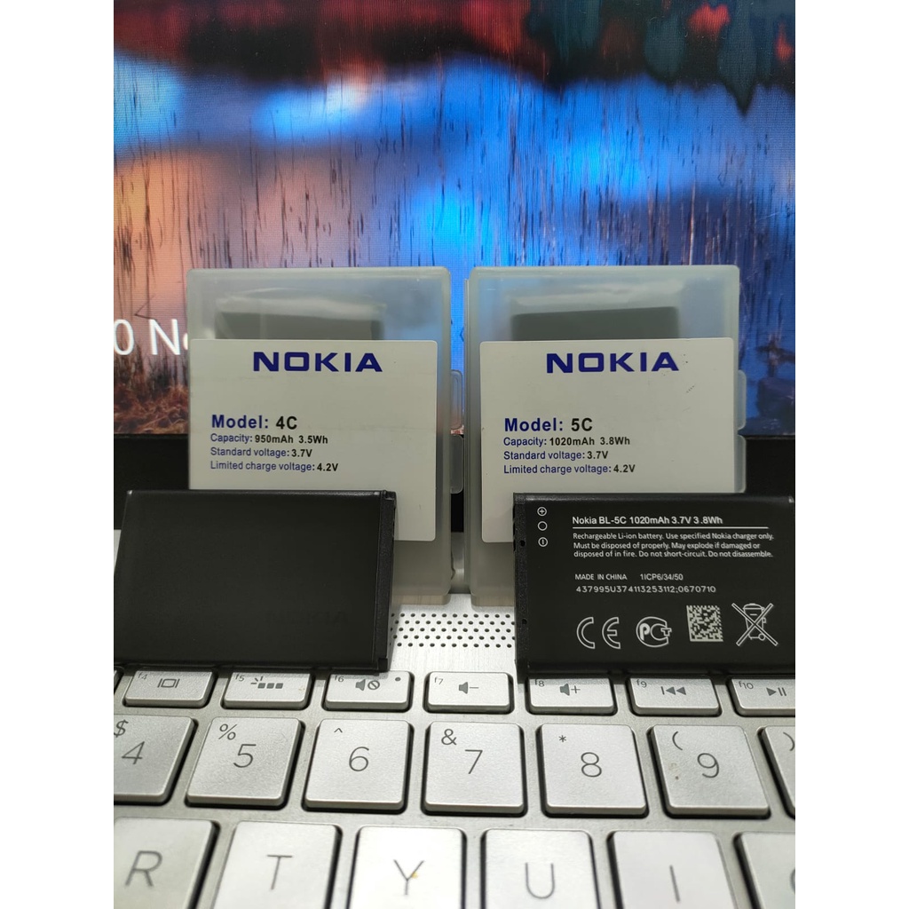 BATTERY NOKIA BL 4C 5C ORIGINAL 100 % PACKING MIKA