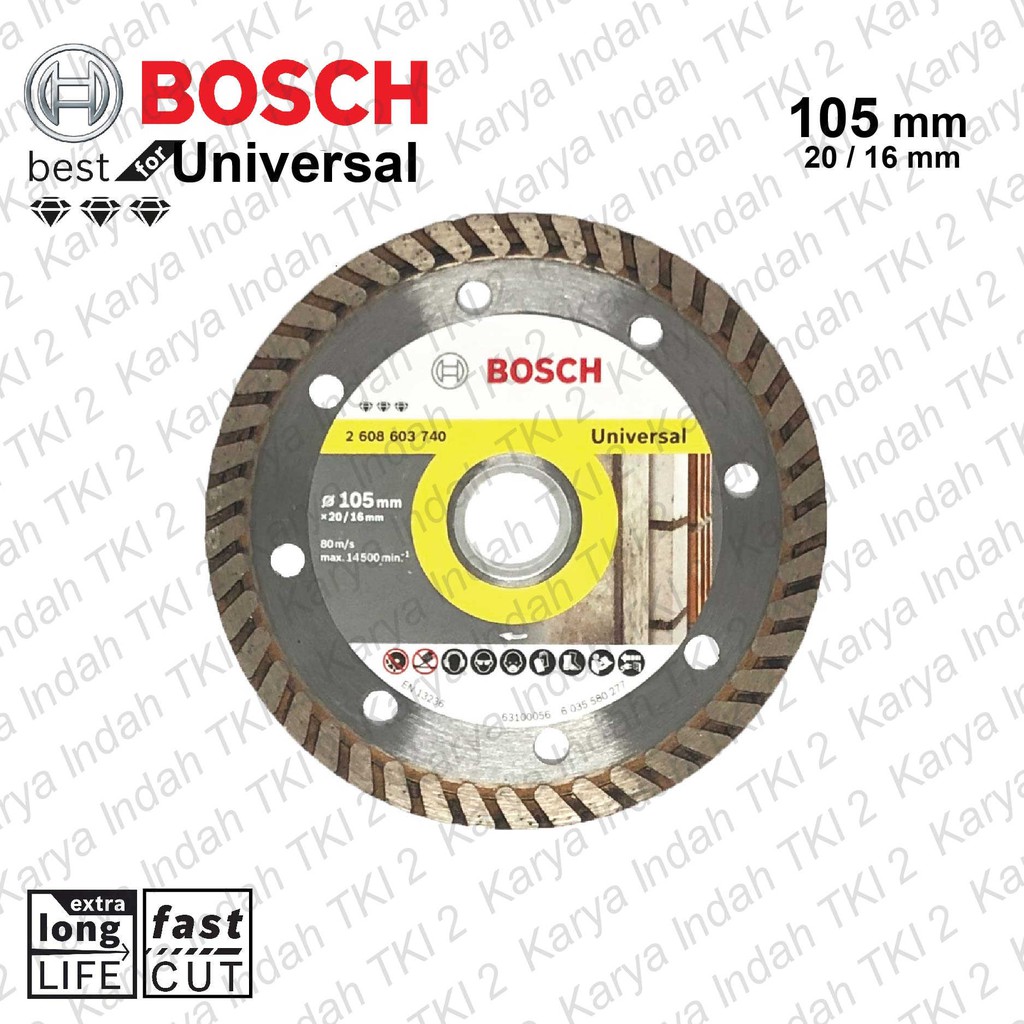 BEST FOR Universal Diamond Wheel Turbo 4 BOSCH Mata Pisau BEST FOR Universal Diamond Wheel Turbo 4 BOSCH Mata Pisau