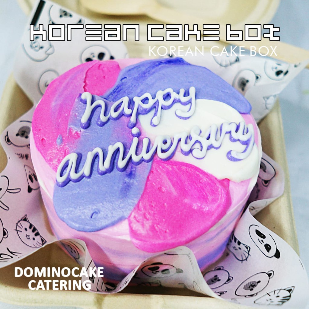 Korean cake box Korean lunch box cake Korean box cake Cake Ultah