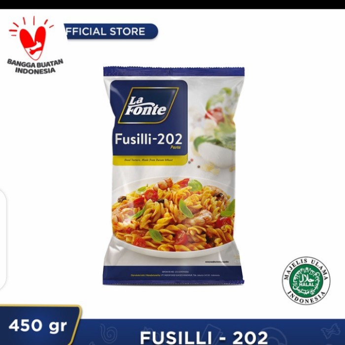 

Pasta FUSILLI import 500gr halal