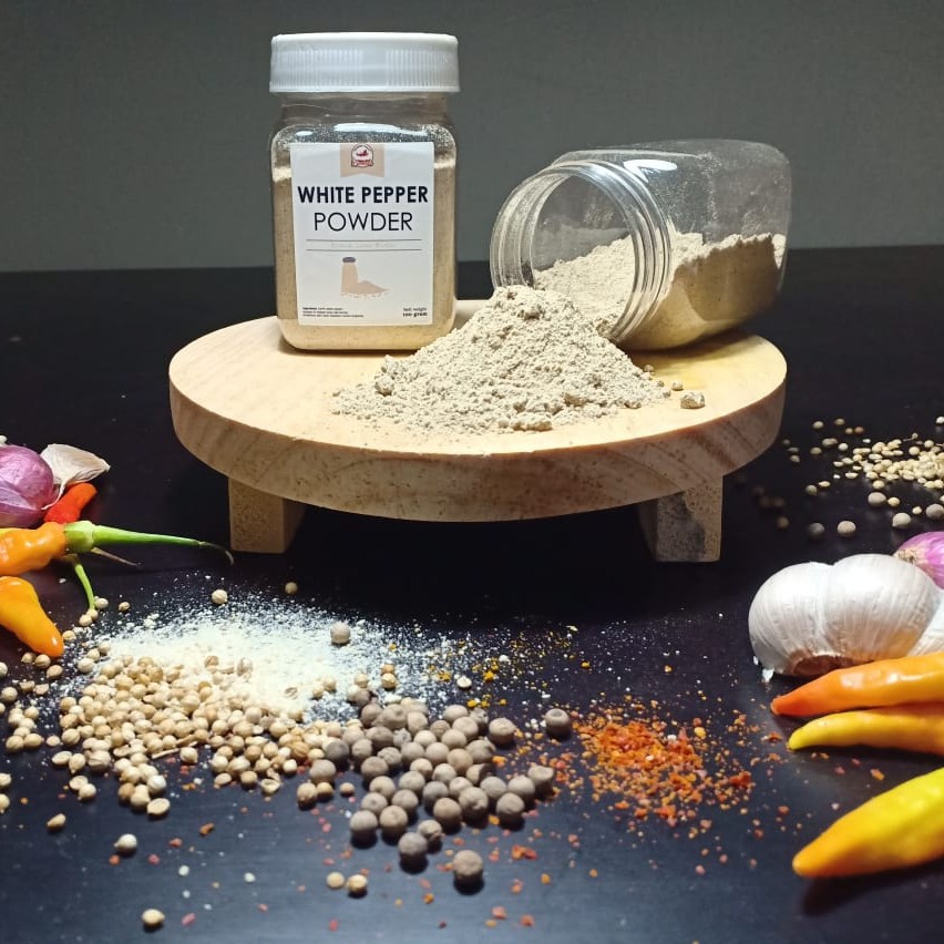 

WHITE PEPPER POWDER 100GR / LADA PUTIH BUBUK 100GR