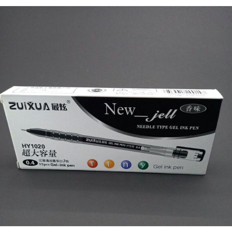 

Dalingshop Pen Gel Pulpen Gel ZUIXUA NEW JELL ISI 12 PCS
