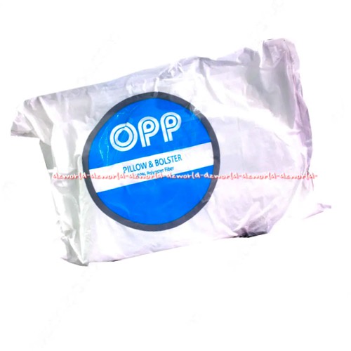 Opp Pillow &amp; Bolster Polyister Fiber Bantal Guling 1set Putih Bantalguling Putih Krisbow O.P.P