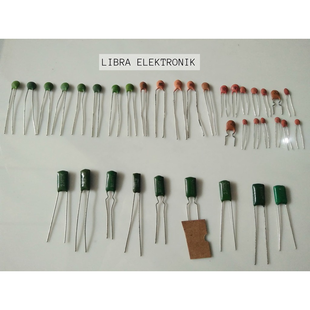 

Capasitor Milar Berbagai Macam Ukuran Harga Rp.5000an