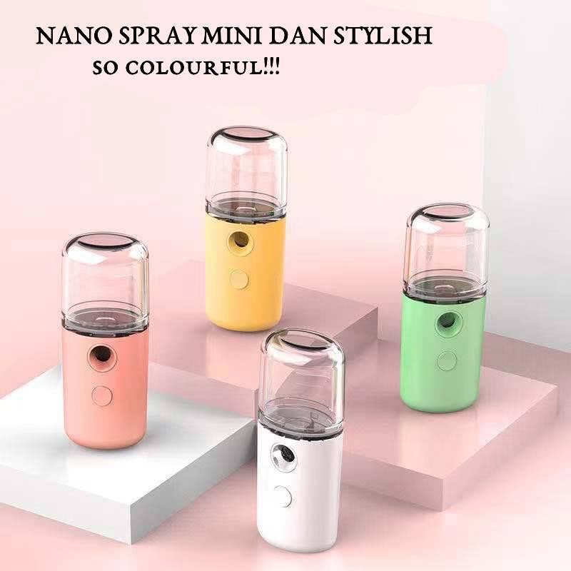 Nano Spray Wajah Nano Mist Spray Portable Difuser Nano Spray Perawatan Wajah Mini Colokan USB Nano Wajah